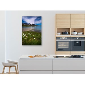 Tableau contemporain lac des estaris