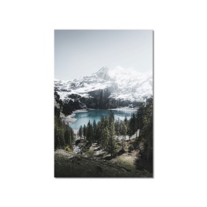 Tableau paysage lac de montagnet