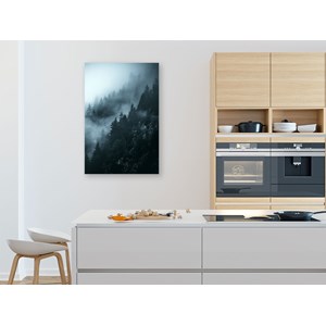 Tableau paysage suisse au petit matin