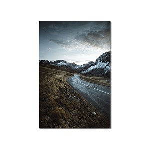 Tableau paysage sur la route du galibier