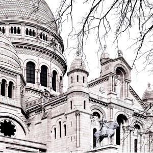 Tableau photo du sacré cœur à paris