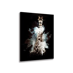 Tableau wild explosion girafe