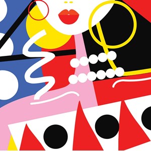 Tableau la vie trépidente d'une femme!