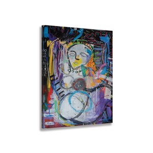 Tableau abstraite odalisque