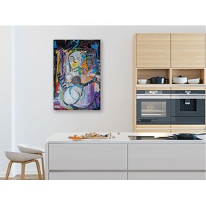 Tableau abstraite odalisque