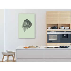 Tableau visage et ombre essai gris