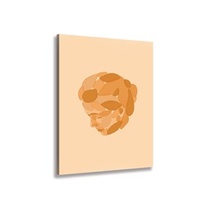 Tableau visage et ombre essai beige