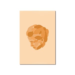 Tableau visage et ombre essai beige