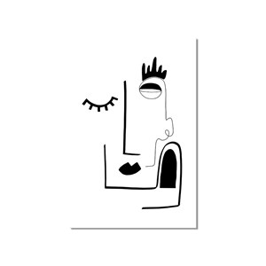 Tableau art linéaire rossy de palma