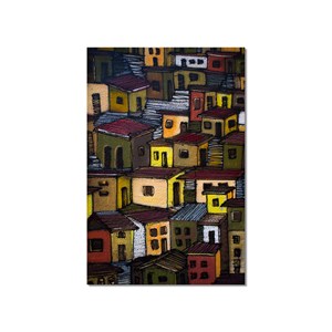 Tableau deco peinture casa in mexico