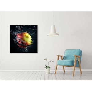 Tableau déco pommes et gouttes d'eau