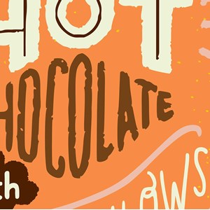 Tableau cuisine hot chocolate