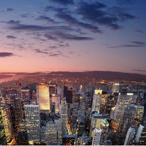 Tableau manhattan sunset