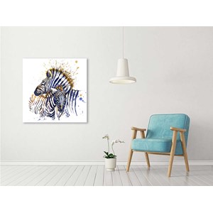 Tableau zèbres bleus