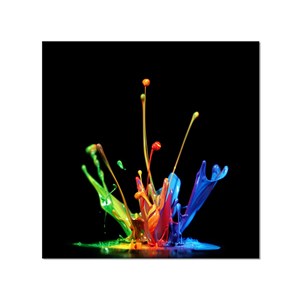 Tableau design peinture splash
