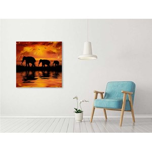 Tableau peinture décoration africaine