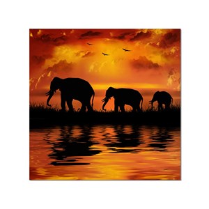 Tableau peinture décoration africaine