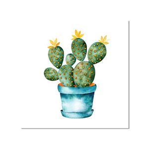 Tableau pot de cactus