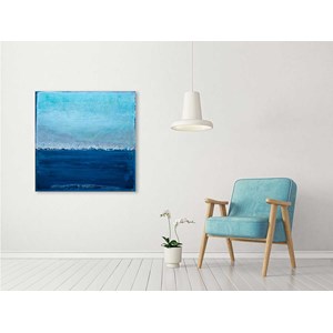 Tableau abstrait classic blue pantone