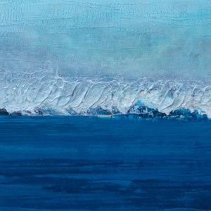 Tableau abstrait classic blue pantone