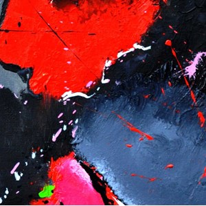 Tableau art abstrait passion