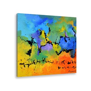 Tableau abstrait deco blue limit