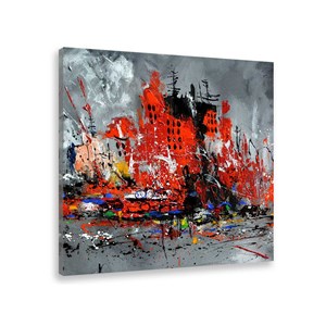 Tableau reproduction ville en mouvement