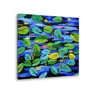 Tableau reproduction nénuphars