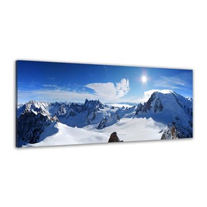 Toile panorama du mont blanc