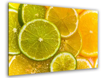 Tableau cuisine tranches de citron