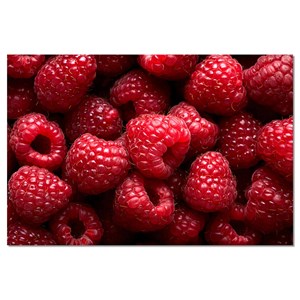 Tableau moderne les framboises