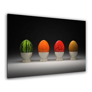 Tableau moderne les quatre fruits