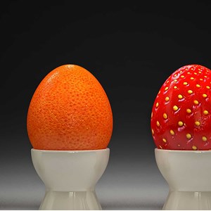 Tableau moderne les quatre fruits