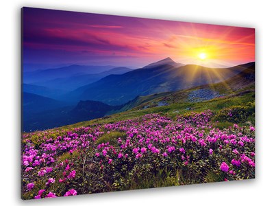 Tableau deco coucher de soleil