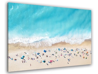 Tableau plage beach lovers for ever