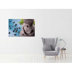 Toile zen déco buddha et bambous