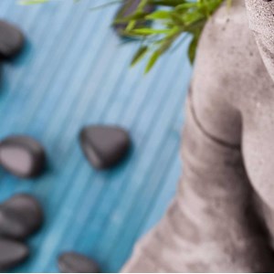 Toile zen déco buddha et bambous