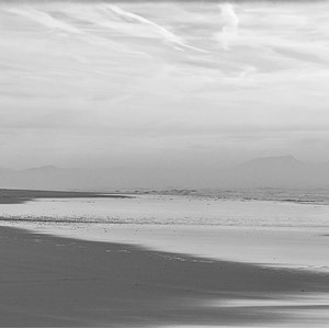Tableau photo balade sur la plage