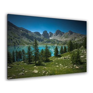 Tableau décoration lac d'allos