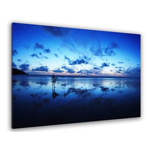 Tableau déco océan bleu