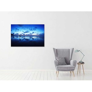 Tableau déco océan bleu