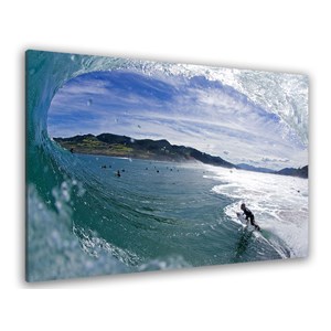 Tableau photo surf tube mundaka