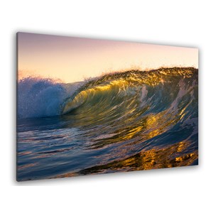 Tableau paysage coucher de soleil