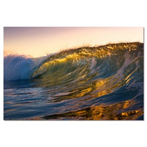 Tableau paysage coucher de soleil