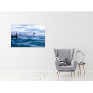 Tableau photo paysage port et jetée
