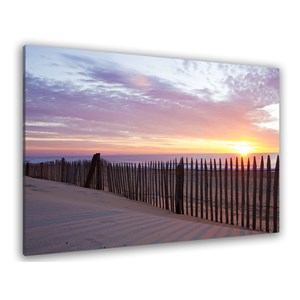 Tableau photo au coucher du soleil