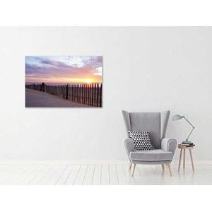 Tableau photo au coucher du soleil