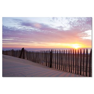 Tableau photo au coucher du soleil
