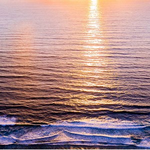Toile deco coucher de soleil