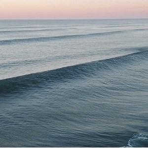 Tableau paysage surf sunset
